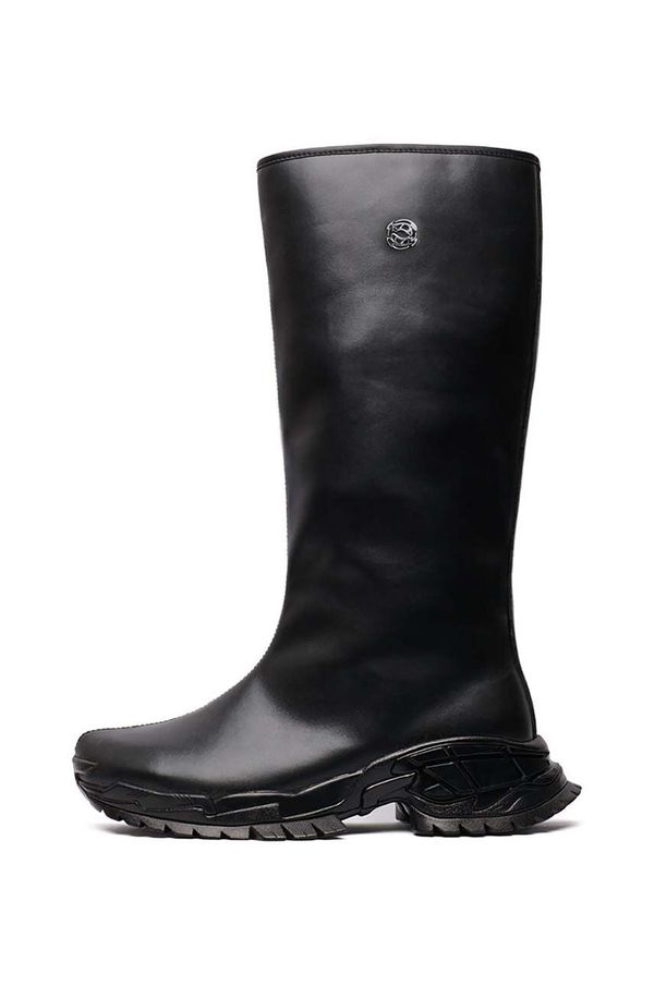 Rombaut Čizme Rombaut VIZOR za žene, boja: crna, ravni potplat, W23-E-009