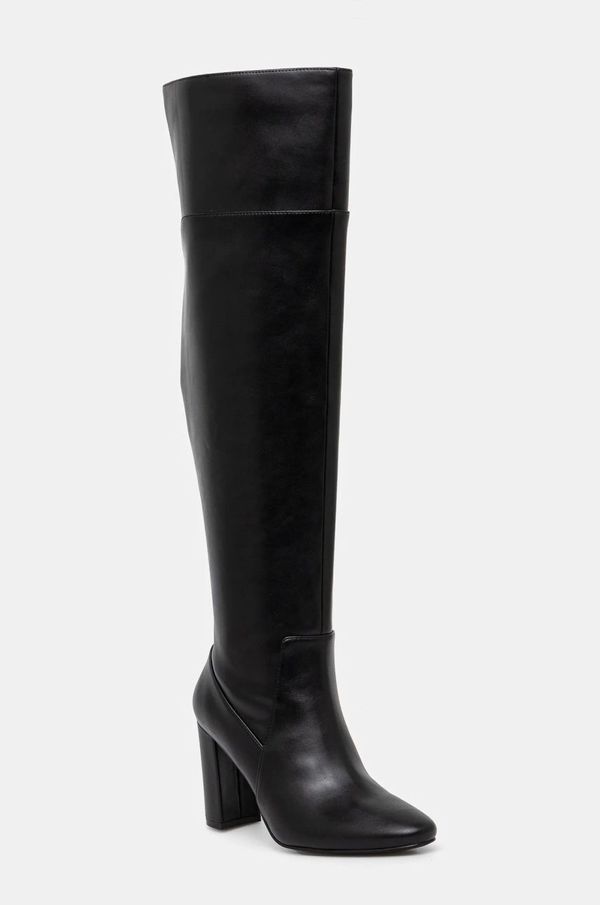 Twinset Čizme Twinset za žene, boja: crna, s debelom potpeticom, 242TGT056