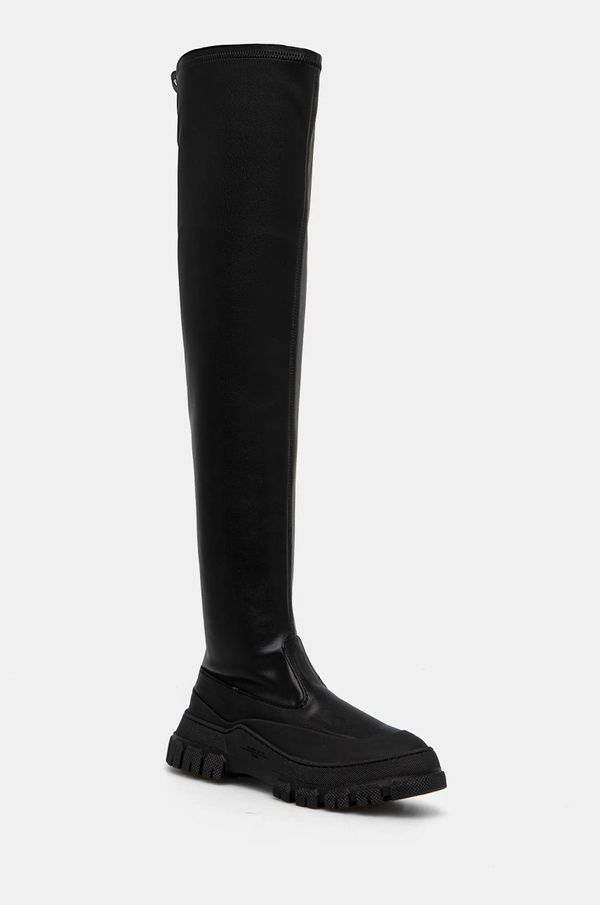 Weekend Max Mara Čizme Weekend Max Mara BALLATA za žene, boja: crna, ravni potplat, 2425796075600