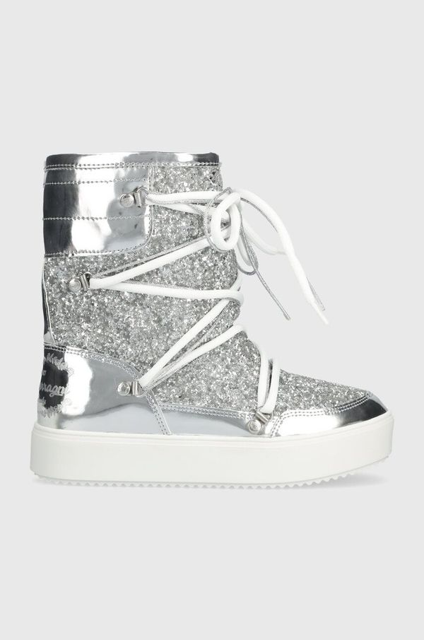 Chiara Ferragni Čizme za snijeg Chiara Ferragni boja: srebrna, CF3257_004
