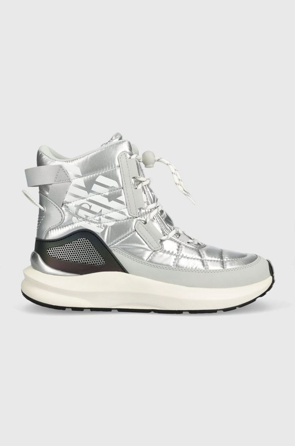 EA7 Emporio Armani Čizme za snijeg EA7 Emporio Armani Snow Boot boja: srebrna