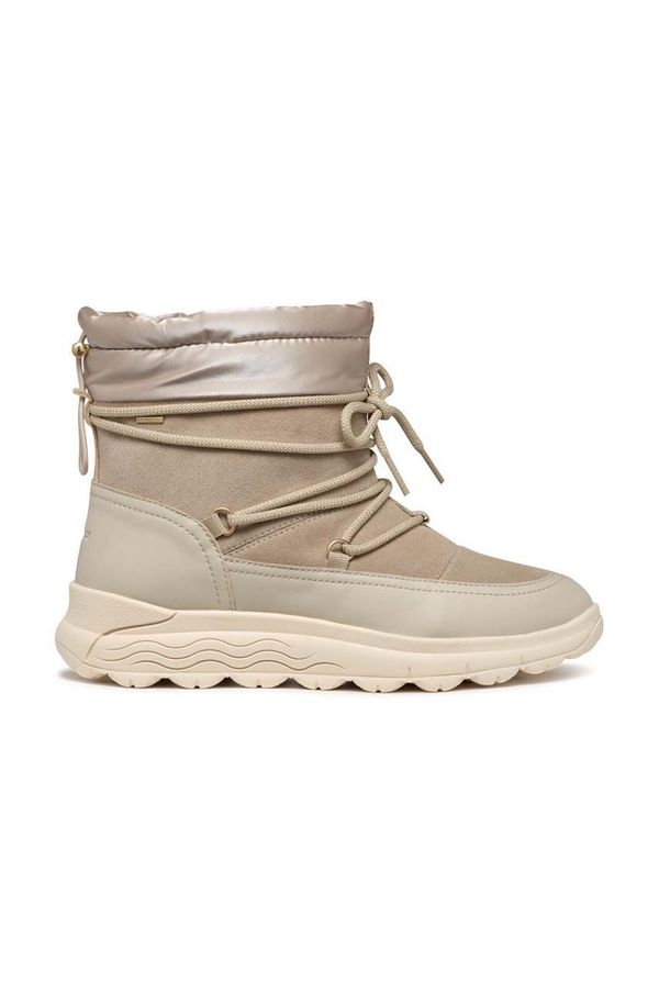 Geox Čizme za snijeg Geox D SPHERICA 4X4 B ABX za žene, boja: bež, ravni potplat, s toplom podstavom, D4626A 08522 C6738