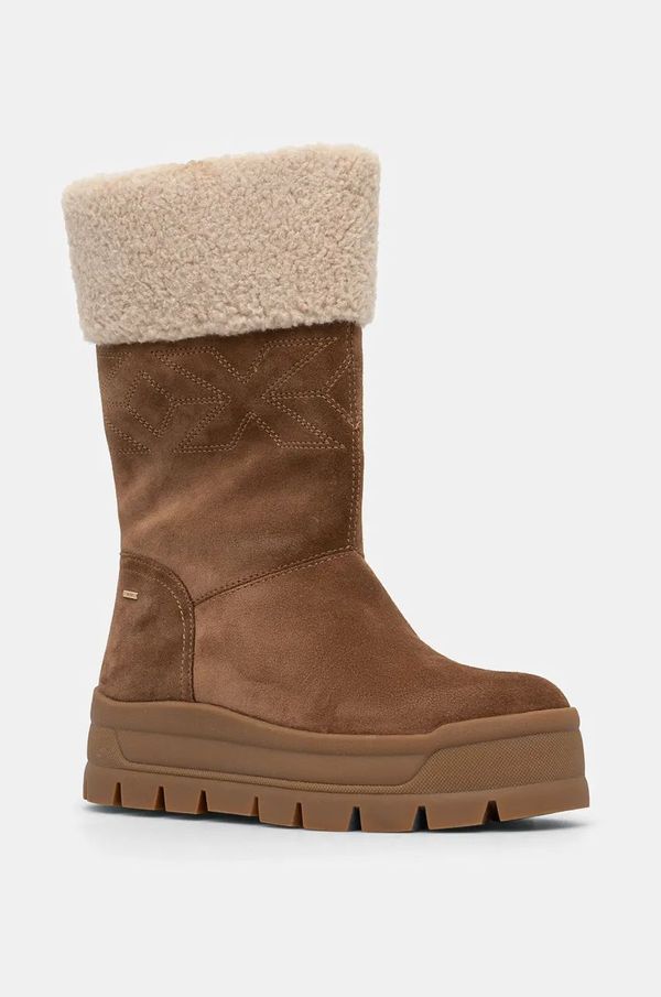 Geox Čizme za snijeg Geox D SPHERICA EC7.1 B A boja: smeđa, D46WSB 00022 C6372