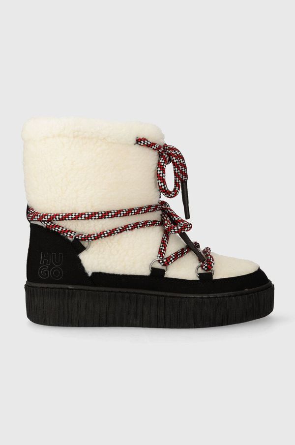 Hugo Čizme za snijeg HUGO Jelissa boja: bijela, 50504979