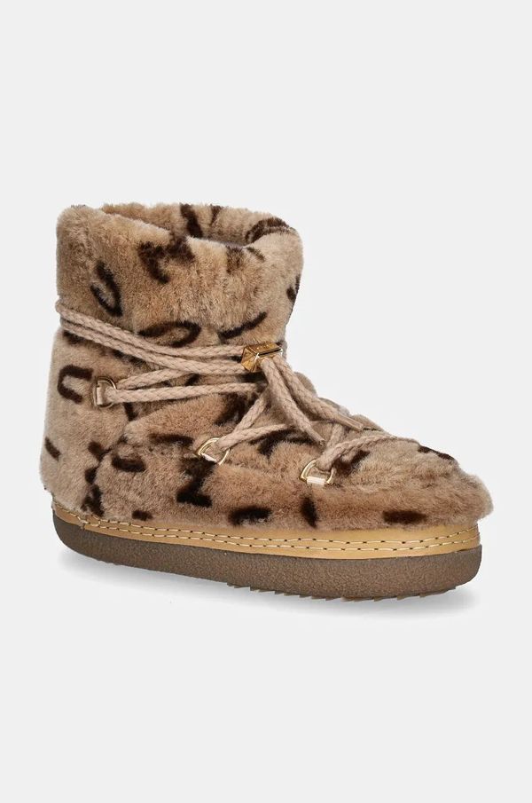 Inuikii Čizme za snijeg Inuikii Classic Print boja: bež, 75101-056