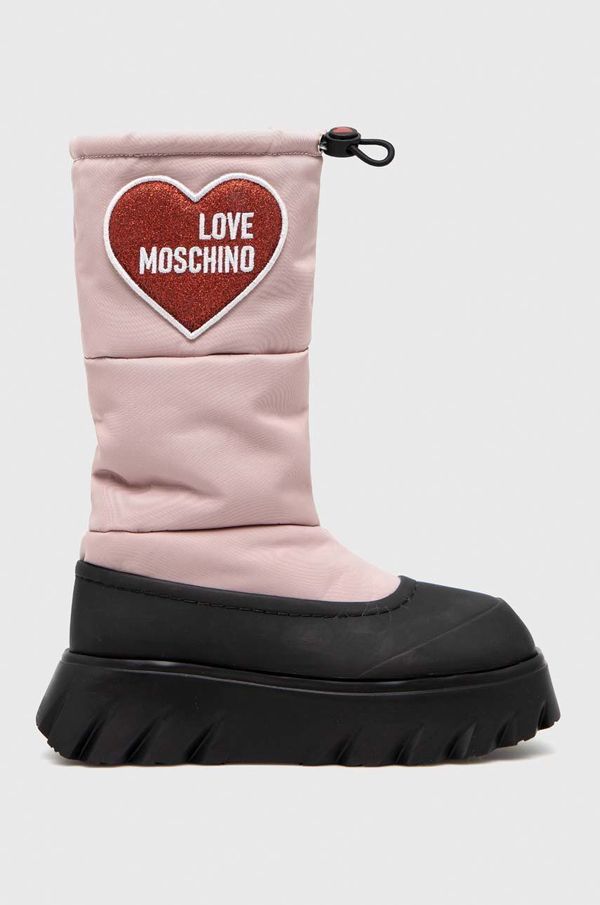 Love Moschino Čizme za snijeg Love Moschino boja: ružičasta
