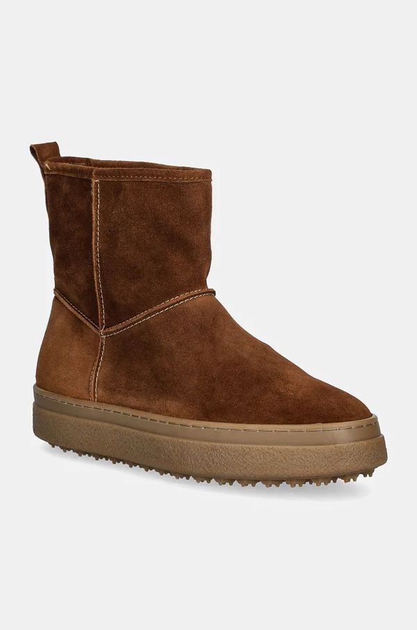 Gant Čizme za snijeg od brušene kože Gant Snowhill boja: smeđa, 29543781 G45