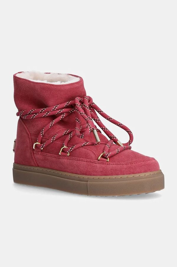 Inuikii Čizme za snijeg od brušene kože Inuikii Inuikii X Coccinelle Jacquard Lace boja: ružičasta, 75202-150