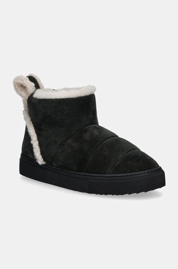 Inuikii Čizme za snijeg od brušene kože Inuikii Shearling Slipin boja: crna, 75202-010