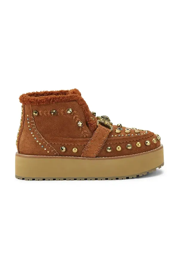 Kurt Geiger London Čizme za snijeg od brušene kože Kurt Geiger London Mansion Cosy Boot