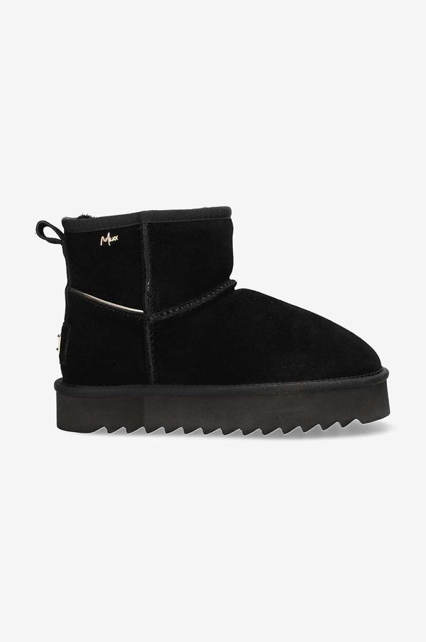 Mexx Čizme za snijeg od brušene kože Mexx HIGH JANE ORLEANS boja: crna, MICH2000943W