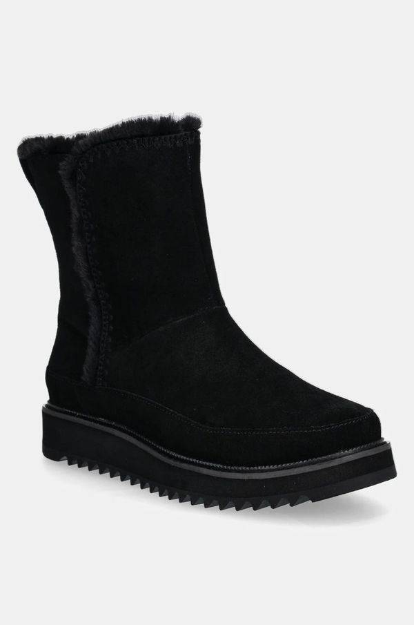 Toms Čizme za snijeg od brušene kože Toms BERGEN boja: crna, 10021464