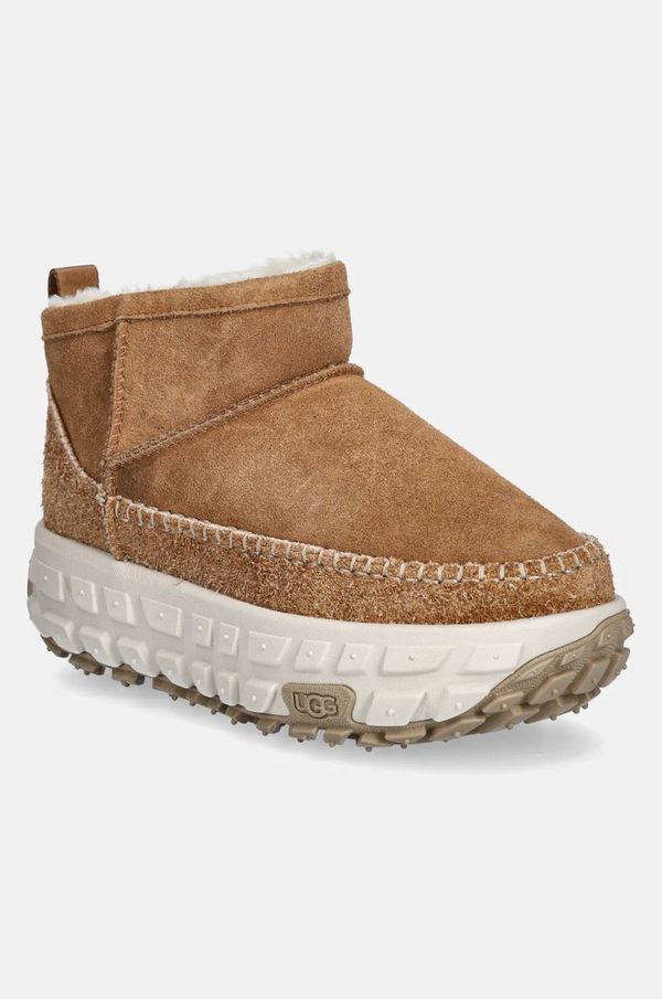 Ugg Čizme za snijeg od brušene kože UGG Venture Daze Ultra Mini boja: smeđa, 1164730-CHE