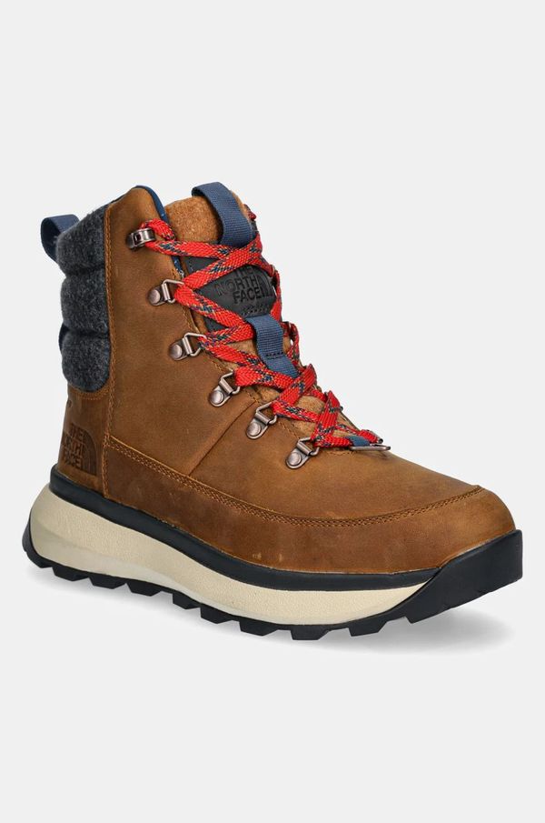 The North Face Čizme za snijeg The North Face Bergen Leather boja: smeđa, NF0A8A9M8O11