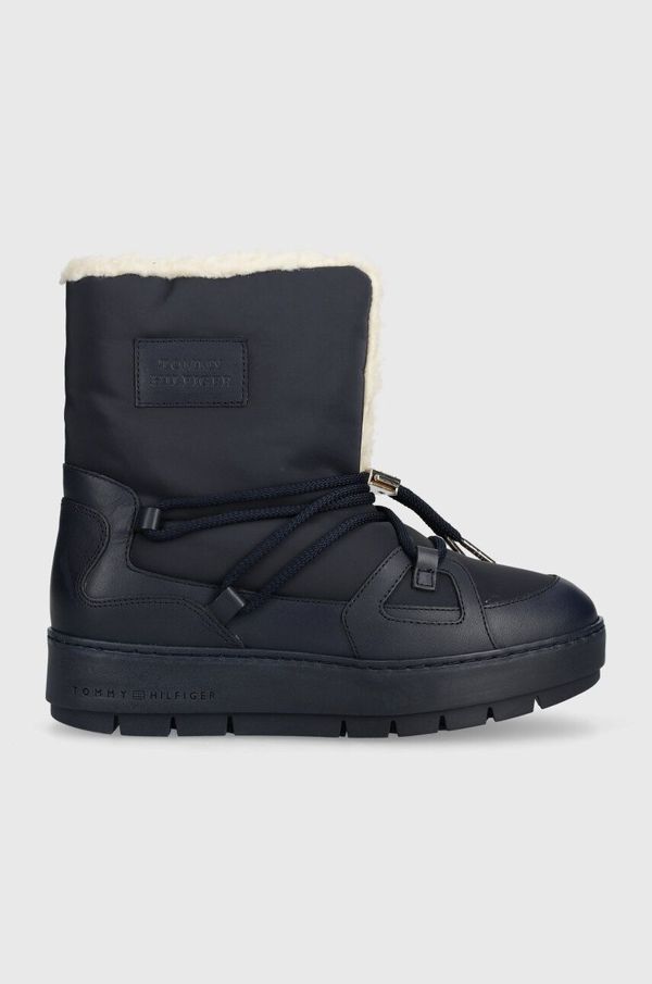 Tommy Hilfiger Čizme za snijeg Tommy Hilfiger ESSENTIAL SNOWBOOT boja: tamno plava, FW0FW07504