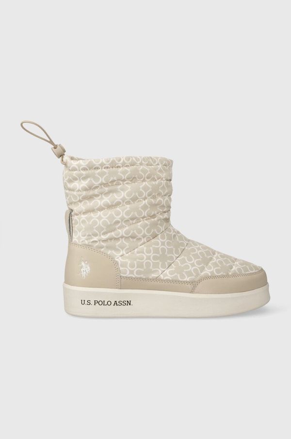 U.S. Polo Assn. Čizme za snijeg U.S. Polo Assn. VEGY boja: bež, VEGY006W/CNY1
