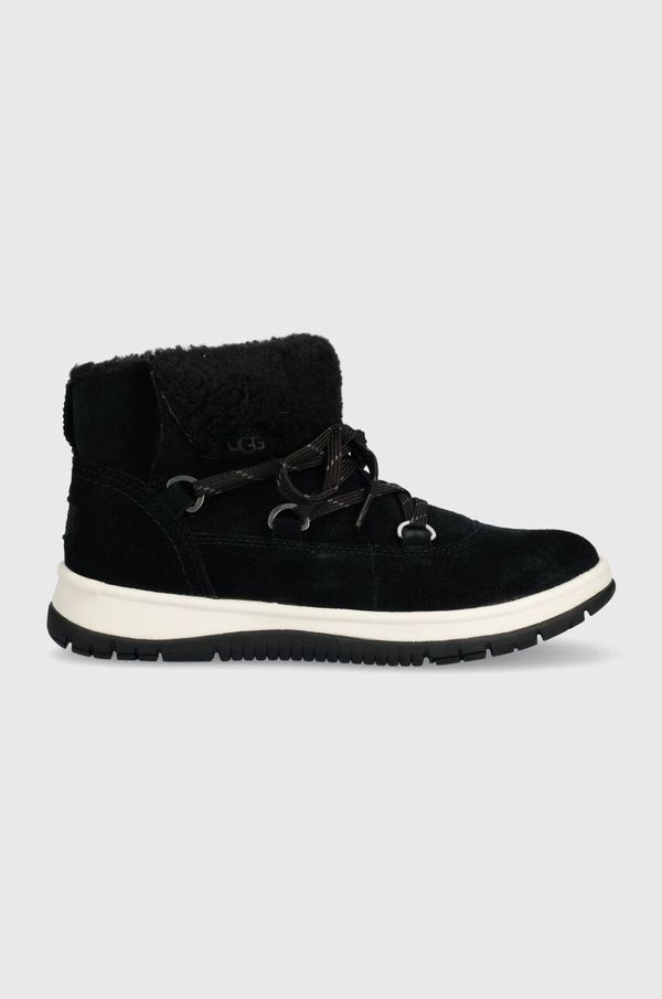 Ugg Čizme za snijeg UGG Lakesider Heritage Lace boja: crna, 1143836