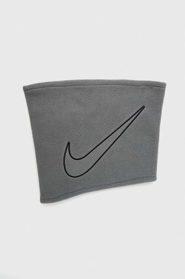 Nike Cjevasti šal Nike boja: siva, s aplikacijom