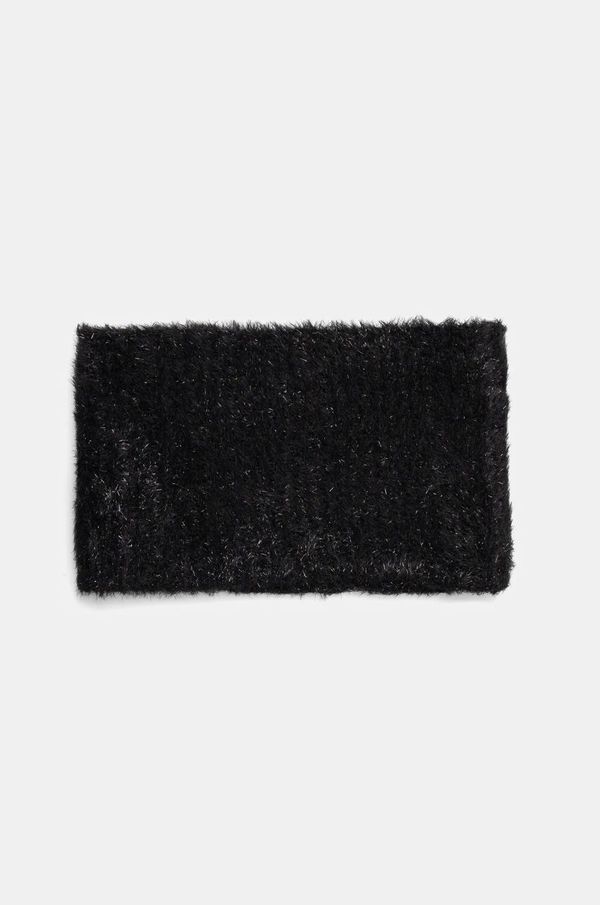 United Colors of Benetton Cjevasti šal United Colors of Benetton boja: crna, bez uzorka, 6FYPCU00T