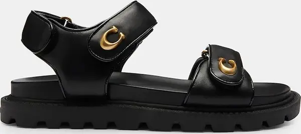 Coach Coach sandale za žene od kože Brynn Leather Sandal