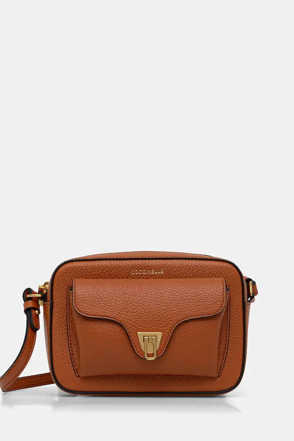 Coccinelle Coccinelle Crossbody torba za žene kožna COCCINELLE BEAT SOFT