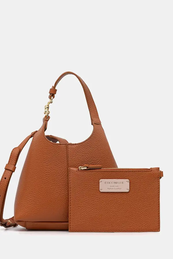 Coccinelle Coccinelle crossbody torba za žene kožna