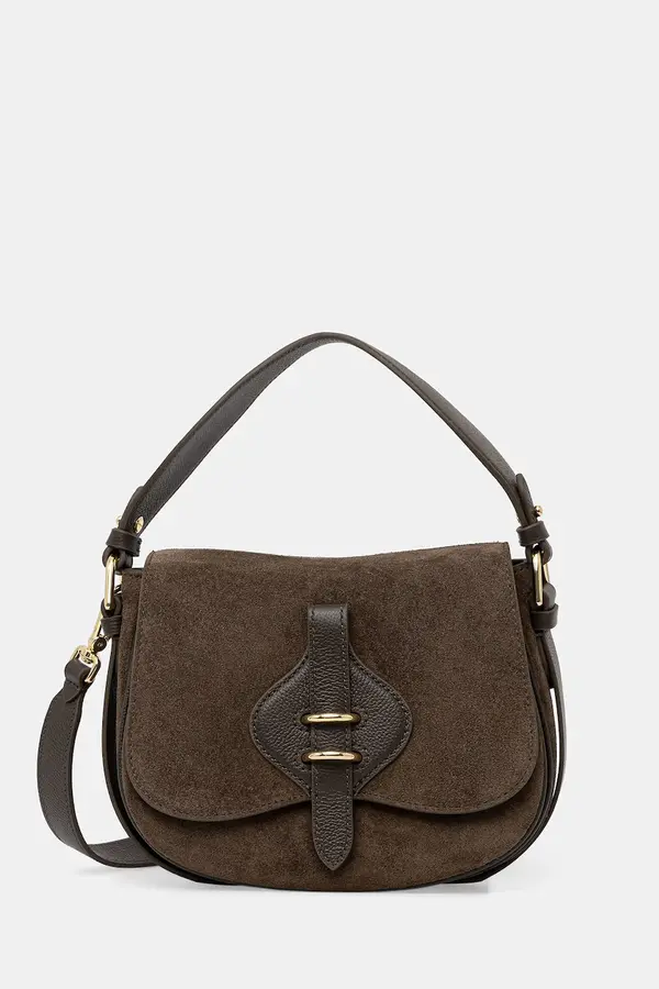 Coccinelle Coccinelle crossbody torba za žene od brušene kože MAVERY SUEDE
