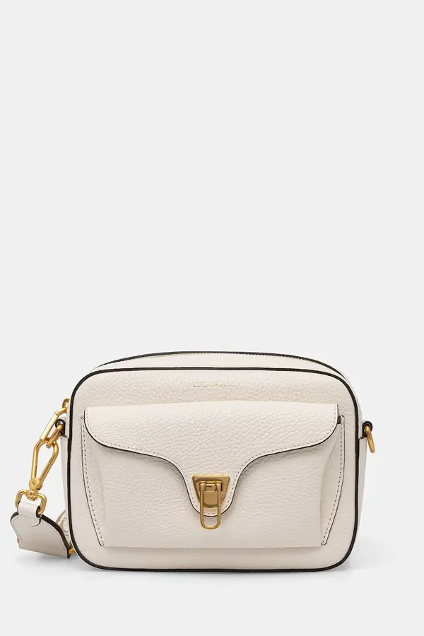 Coccinelle Coccinelle crossbody torba ženska kožna COCCINELLE BEAT SOFT RIBB