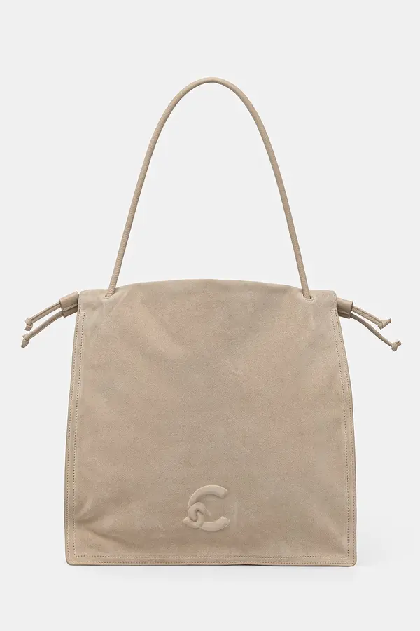 Coccinelle Coccinelle shopper torba za žene od brušene kože COCCINELLEDULSE SUEDE