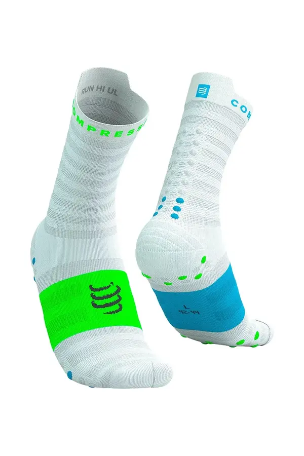 Compressport Compressport Čarape Compressport Pro Racing Socks v4.0 Ultralight Run High - White/Alloy