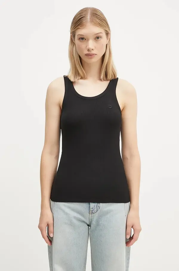 coperni Coperni za žene s viskozom Rib Logo Tank Top
