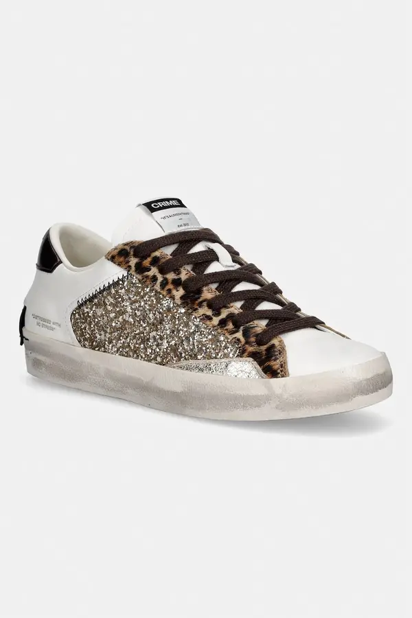 Crime London Crime London DISTRESSED tenisice od kože