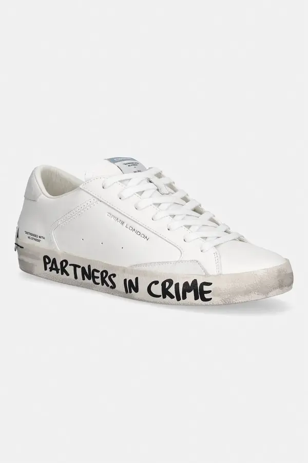 Crime London Crime London DISTRESSED tenisice za muškarce kožne