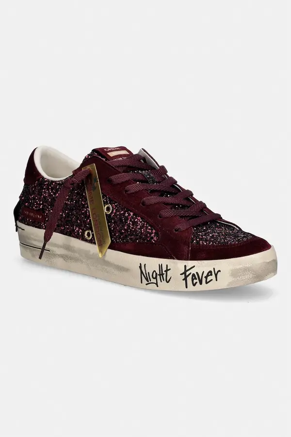 Crime London Crime London SK8 DELUXE tenisice za žene od brušene kože