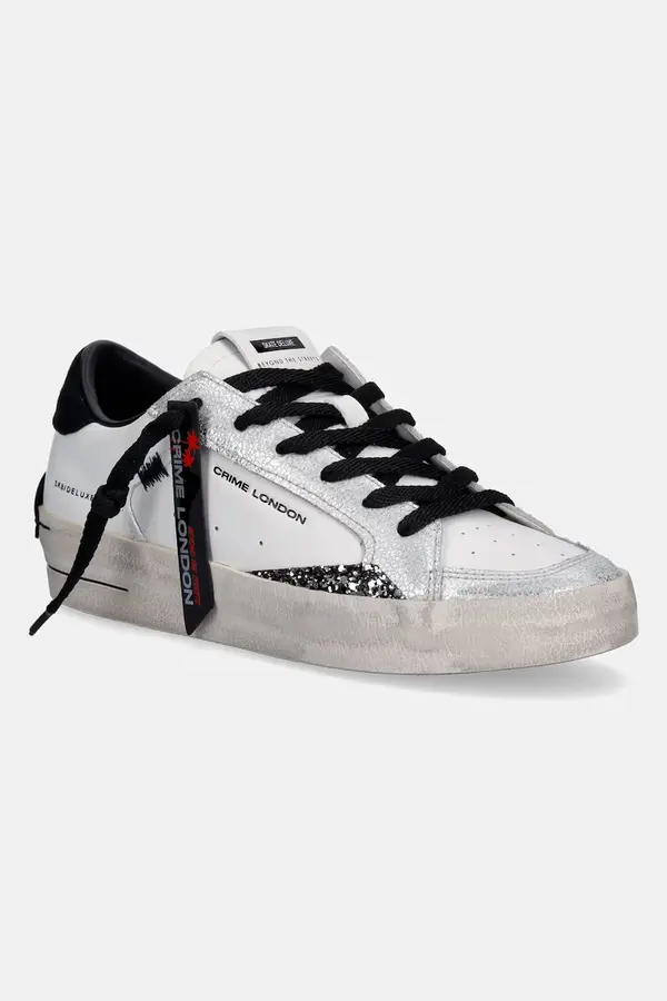 Crime London Crime London SK8 DELUXE tenisice za žene od kože