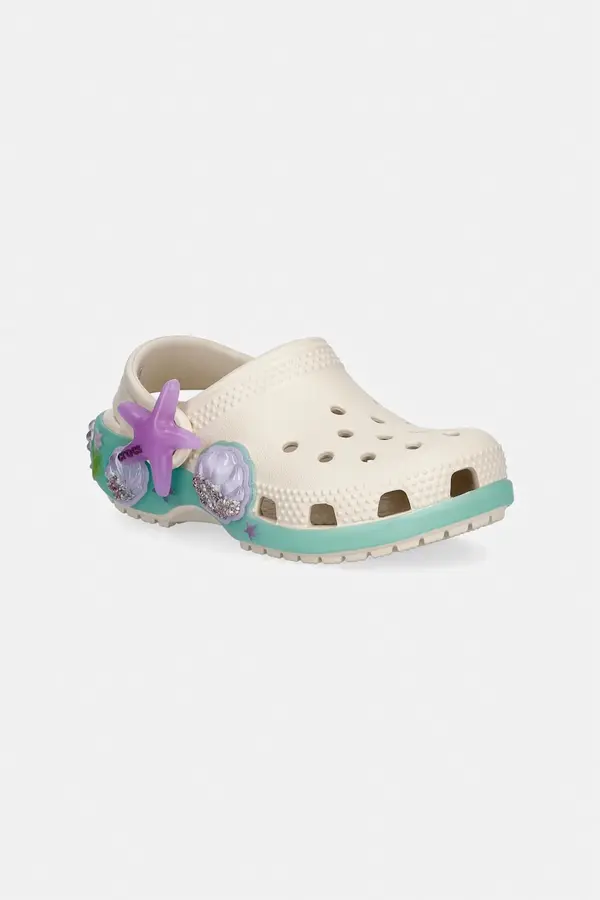 Crocs Crocs natikače za djecu CLASSIC SEA SPARKLE SHAKER CLOG T