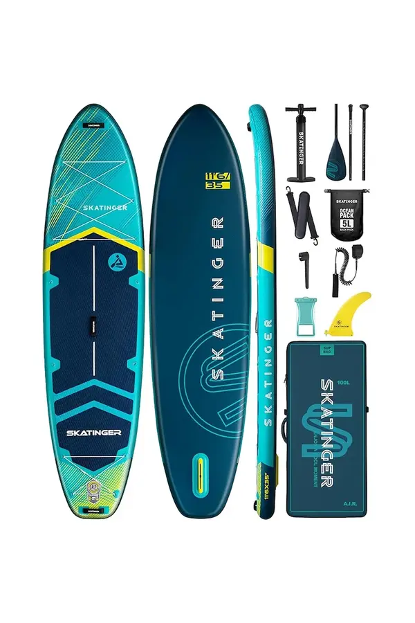 Skatinger Daska za plivanje s dodacima Skatinger SUP Asiaticus 350 x 89 x 15 cm (11'6')
