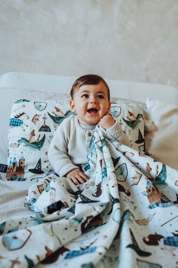 La Millou Dekica za bebe La Millou PRINCE Ciepły Koc Minky