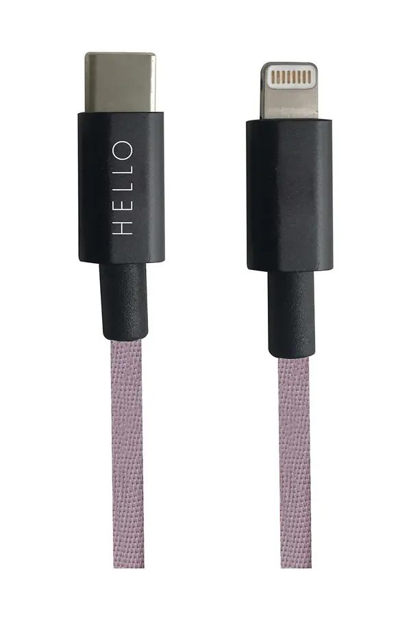 Design Letters Design Letters Kabel za punjenje USB-C Lightning 1m