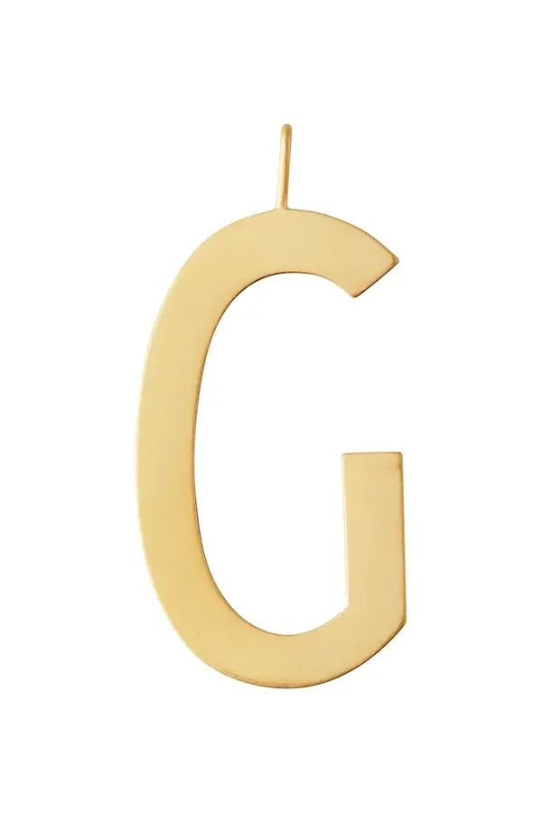 Design Letters Design Letters Privjesak od pozlaćenog srebra Design Letters