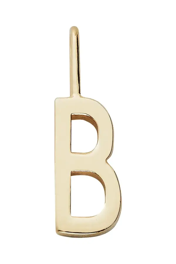 Design Letters Design Letters Privjesak od pozlaćenog srebra Design Letters