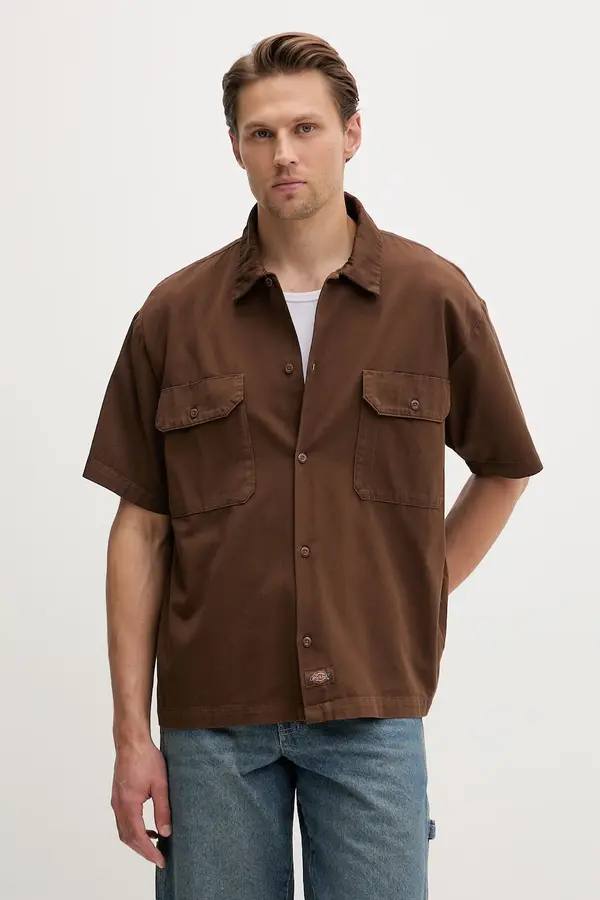 Dickies Dickies košulja za muškarce od pamuka