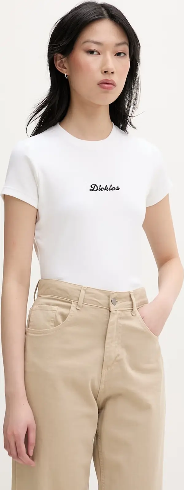 Dickies Dickies majica ženska od pamuka s elastanom