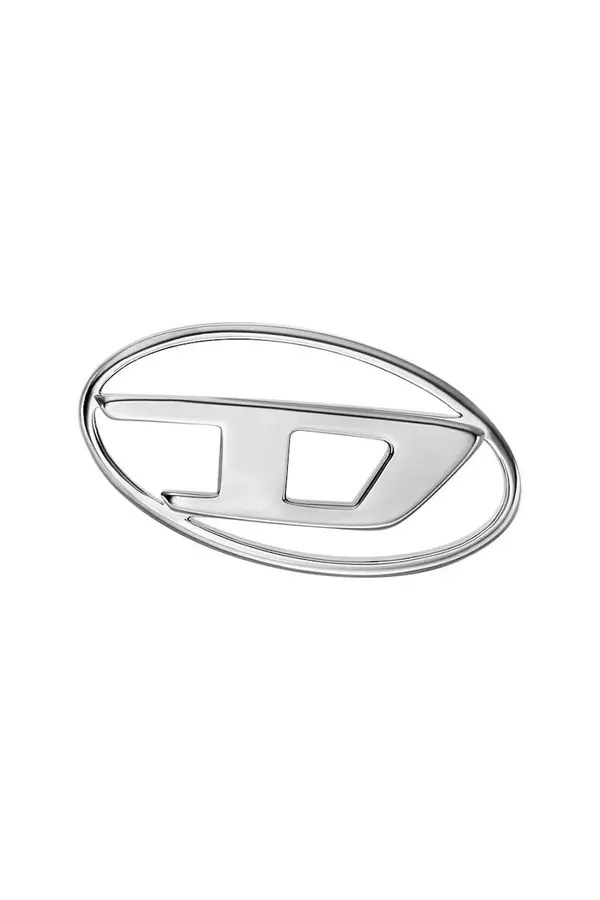 Diesel Diesel naušnica za muškarce od nehrđajućeg čelika Oval D Logo