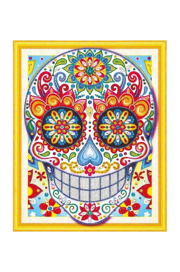 Graine Creative Diy set: mozaik Graine Creative Maxican Skull Diamond Painting