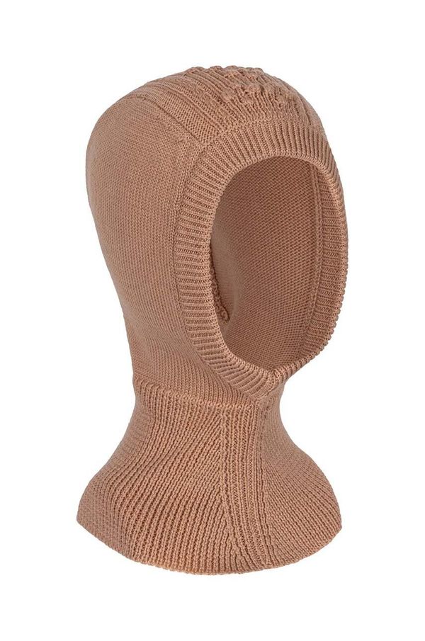 Konges Sløjd Dječja balaklava Konges Sløjd CABBY BALACLAVA boja: smeđa, KS101215