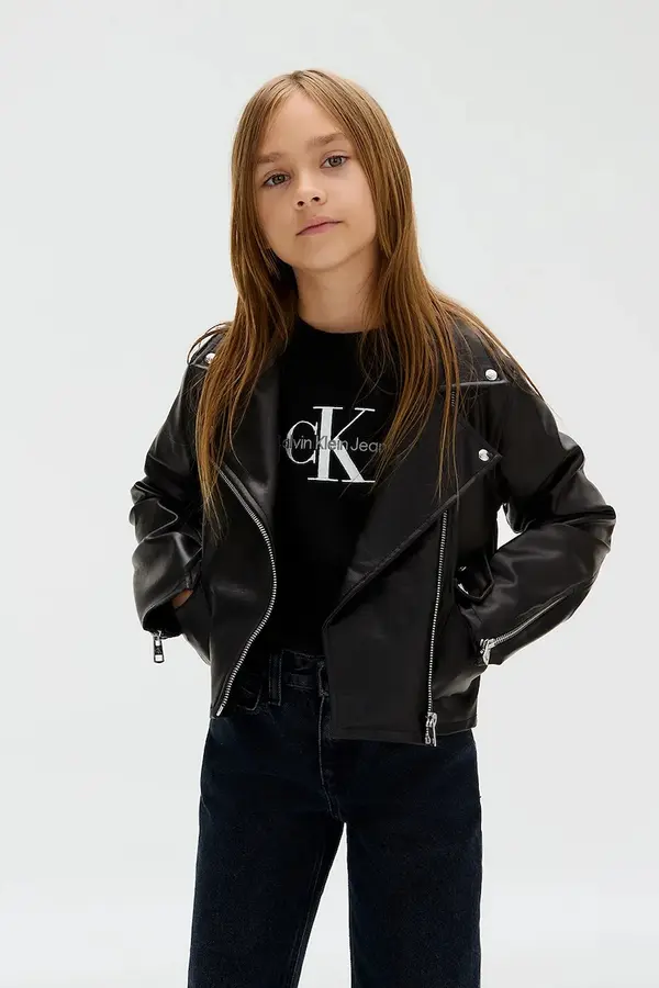 Calvin Klein Jeans Dječja biker jakna Calvin Klein Jeans