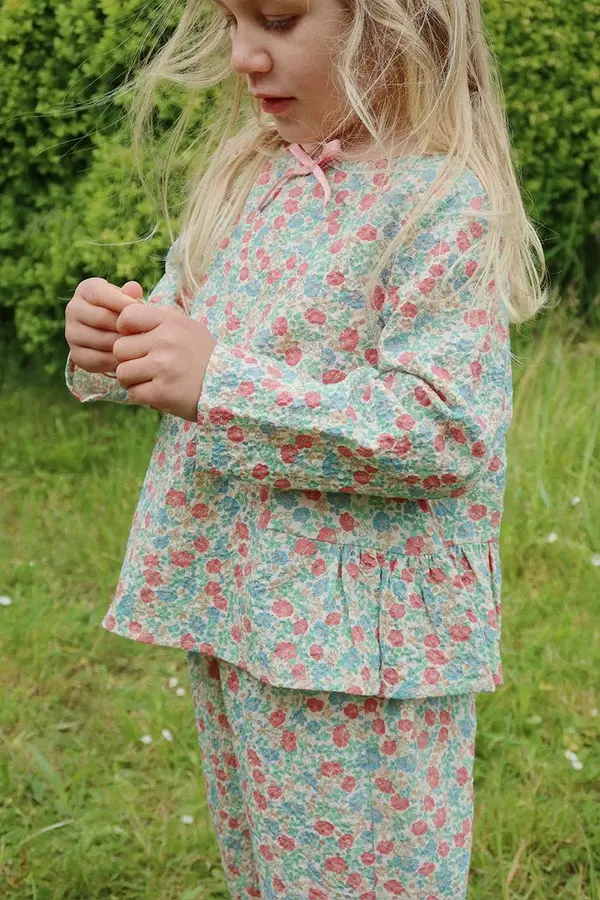 Konges Sløjd Dječja bluza Konges Sløjd ELIN BOW BLOUSE GOTS