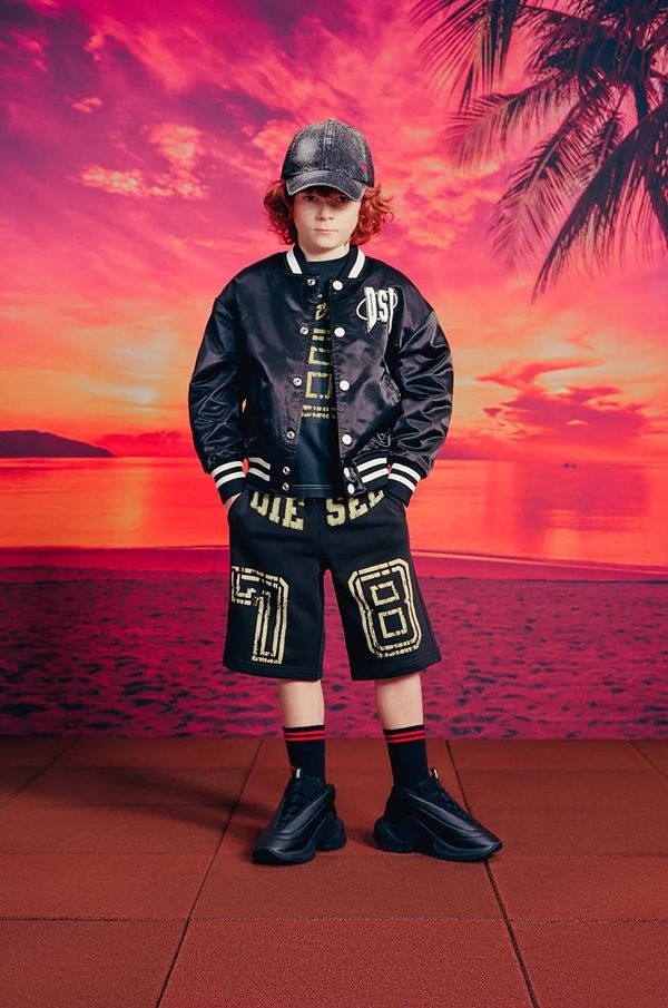 Diesel Dječja bomber jakna Diesel JSTART JACKET boja: crna, J02185