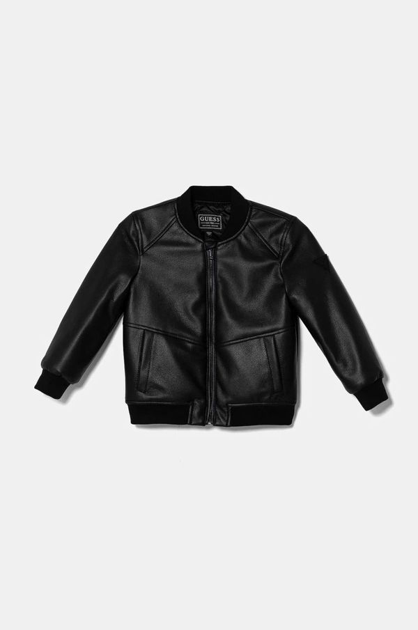 Guess Dječja bomber jakna Guess boja: crna, N5RL08 WH2J0